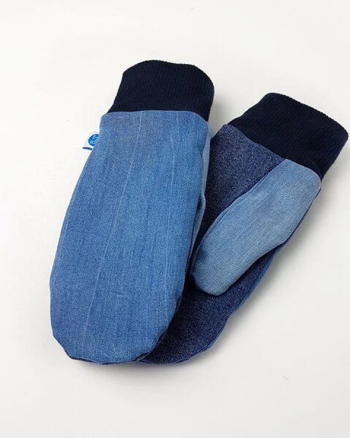 Bridge&Tunnel Handschuhe Denim blau