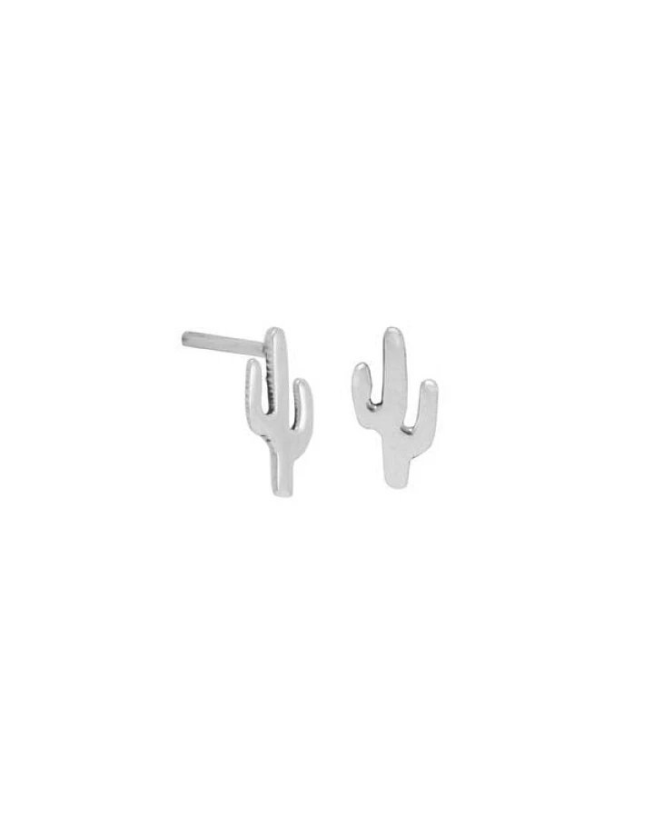 pakilia Silber Ohrstecker Kaktus Fair-Trade und handmade
