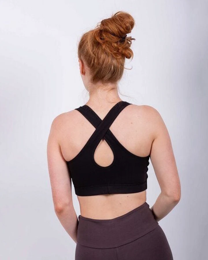 Flying Love Birds "Onyx" - Crossed Bra
