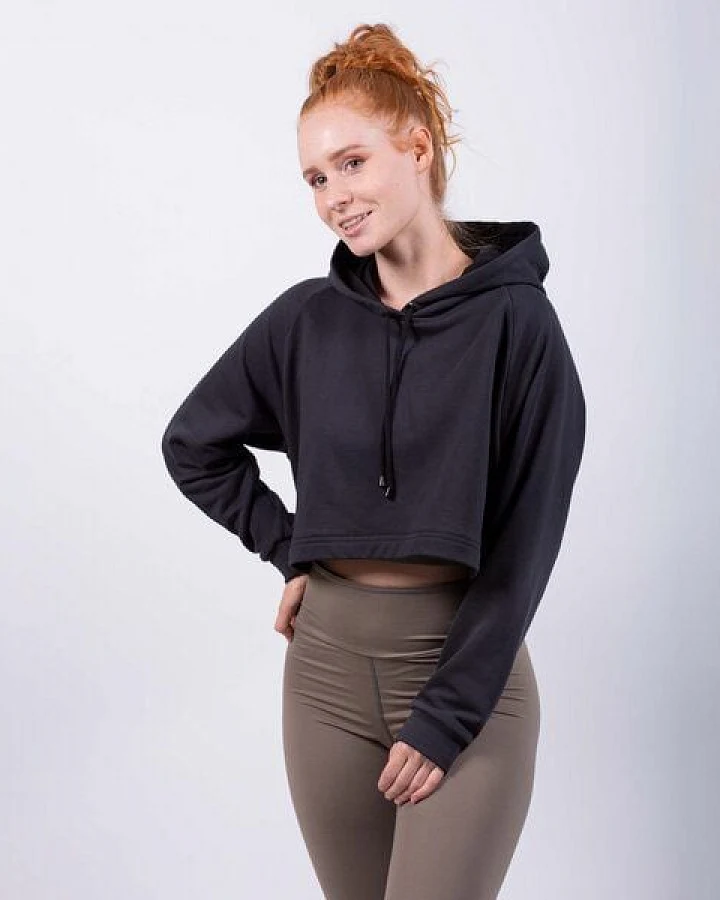 Flying Love Birds Cropped Sweatshirt - aus Bio Baumwolle