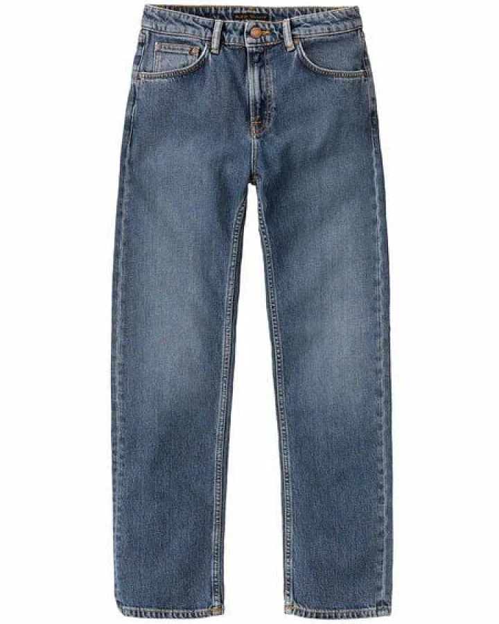 Nudie Jeans Damen Jeans - Straight Sally - aus einem Baumwolle/Elasthan Mix