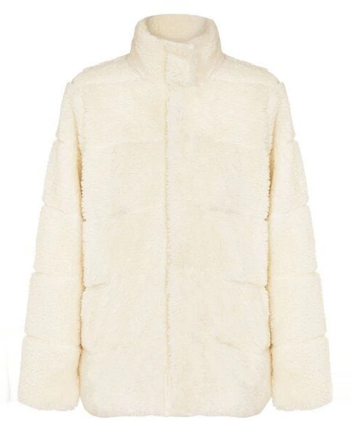 Will's Vegan Shop Recycelte Teddy-Pufferjacke