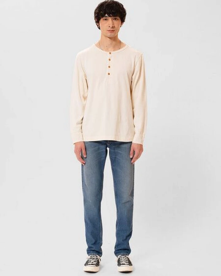 Nudie Jeans Jeans - Steady Eddie II - aus einem Bio-Baumwolle/Elastan Mix