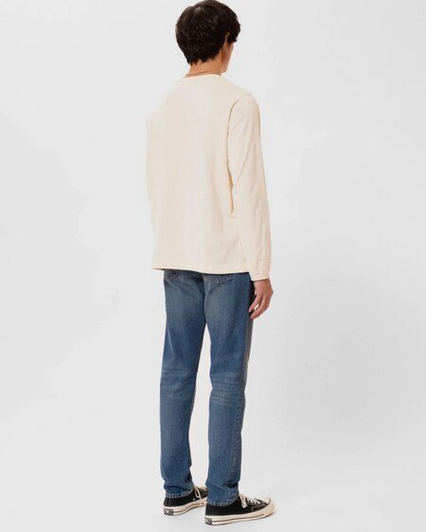 Nudie Jeans Jeans - Steady Eddie II - aus einem Bio-Baumwolle/Elastan Mix – Ansicht 3