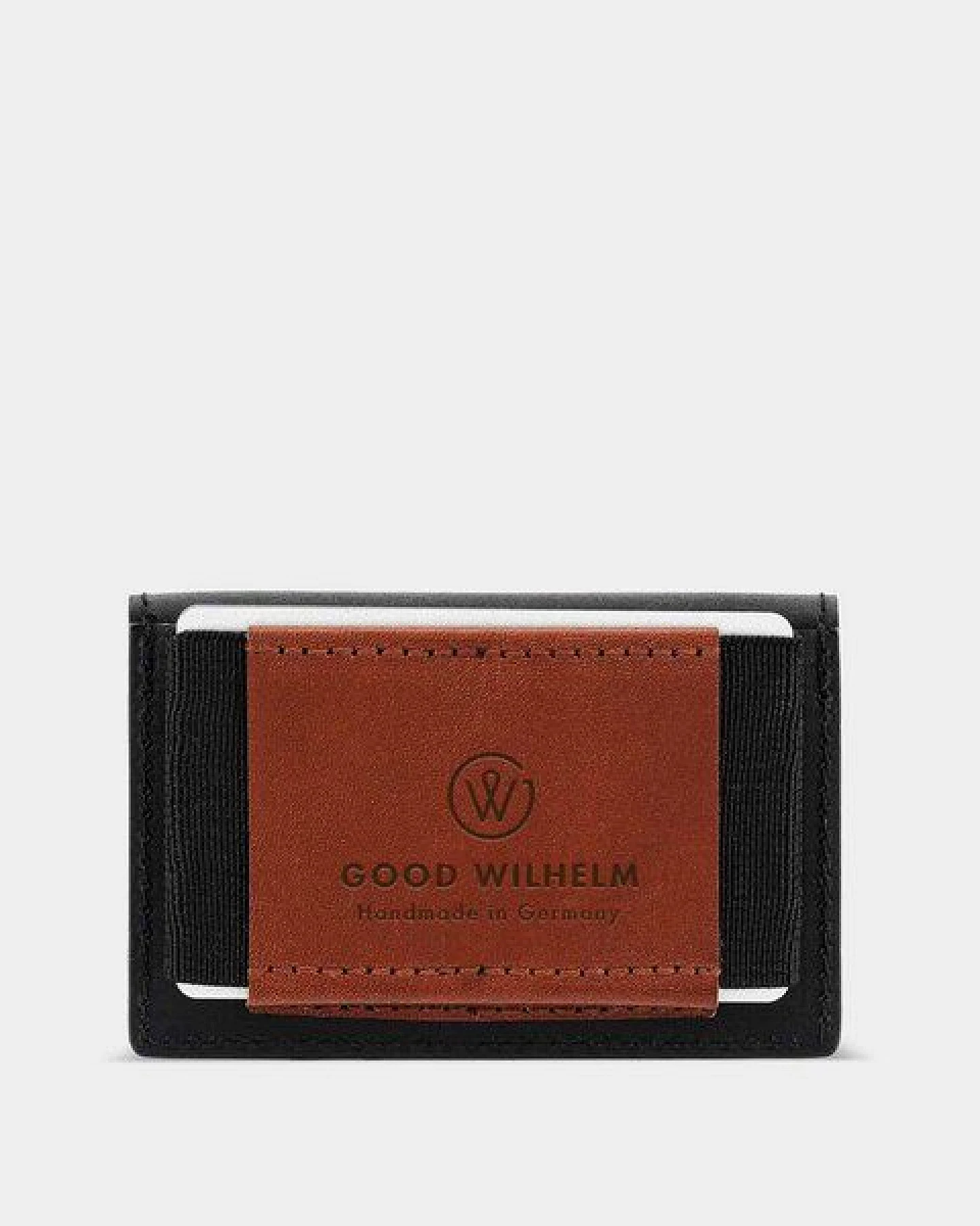 GOOD WILHELM Mini Geldbörse OTTO mit Münzfach aus vegetabil gegerbtem Vachetta Leder – Ansicht 2