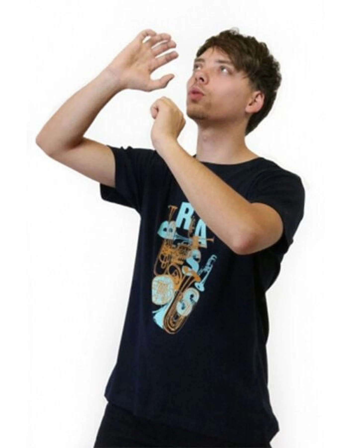 Spangeltangel T-Shirt Brass, Bio-Baumwolle, Herren, Blasinstrumente – Ansicht 2