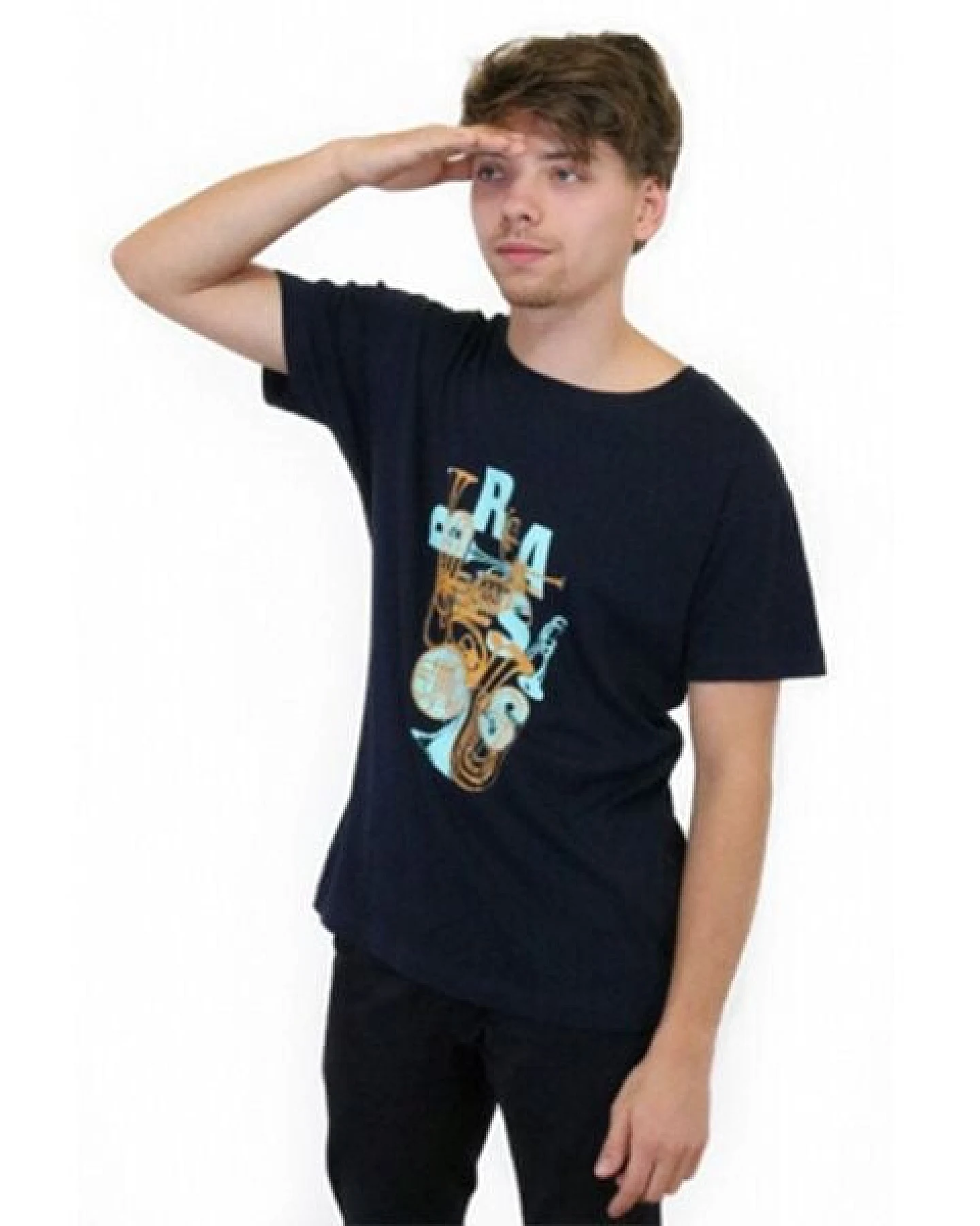 Spangeltangel T-Shirt Brass, Bio-Baumwolle, Herren, Blasinstrumente – Ansicht 4