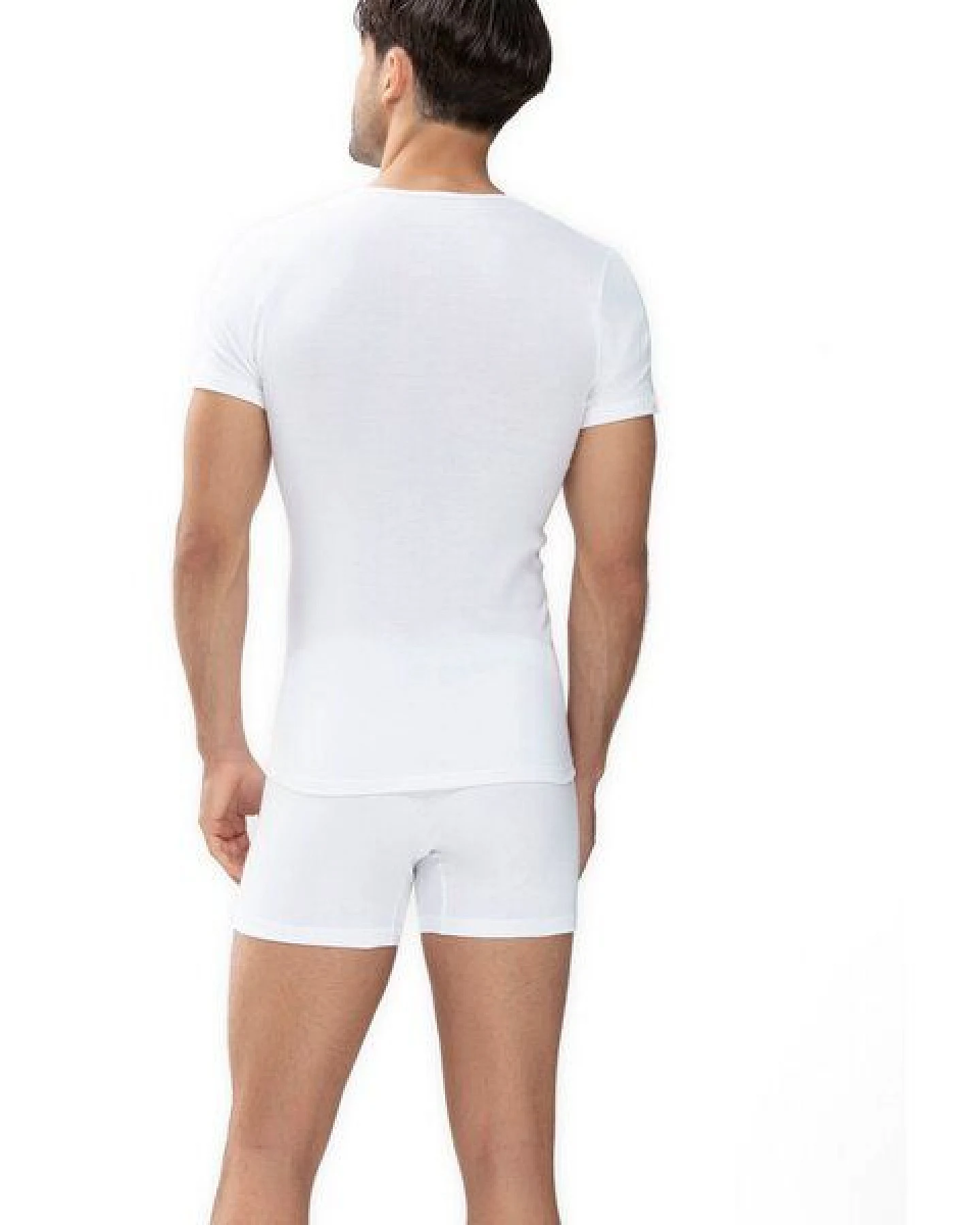 Mey Herren V-Neck Shirt Unterhemd Casual PIMA Baumwolle – Ansicht 2
