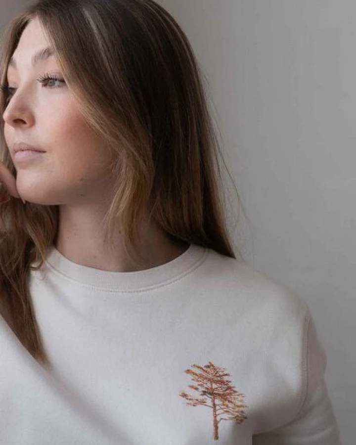 Kultgut Kuschelig weicher Sweatpullover/ Tree