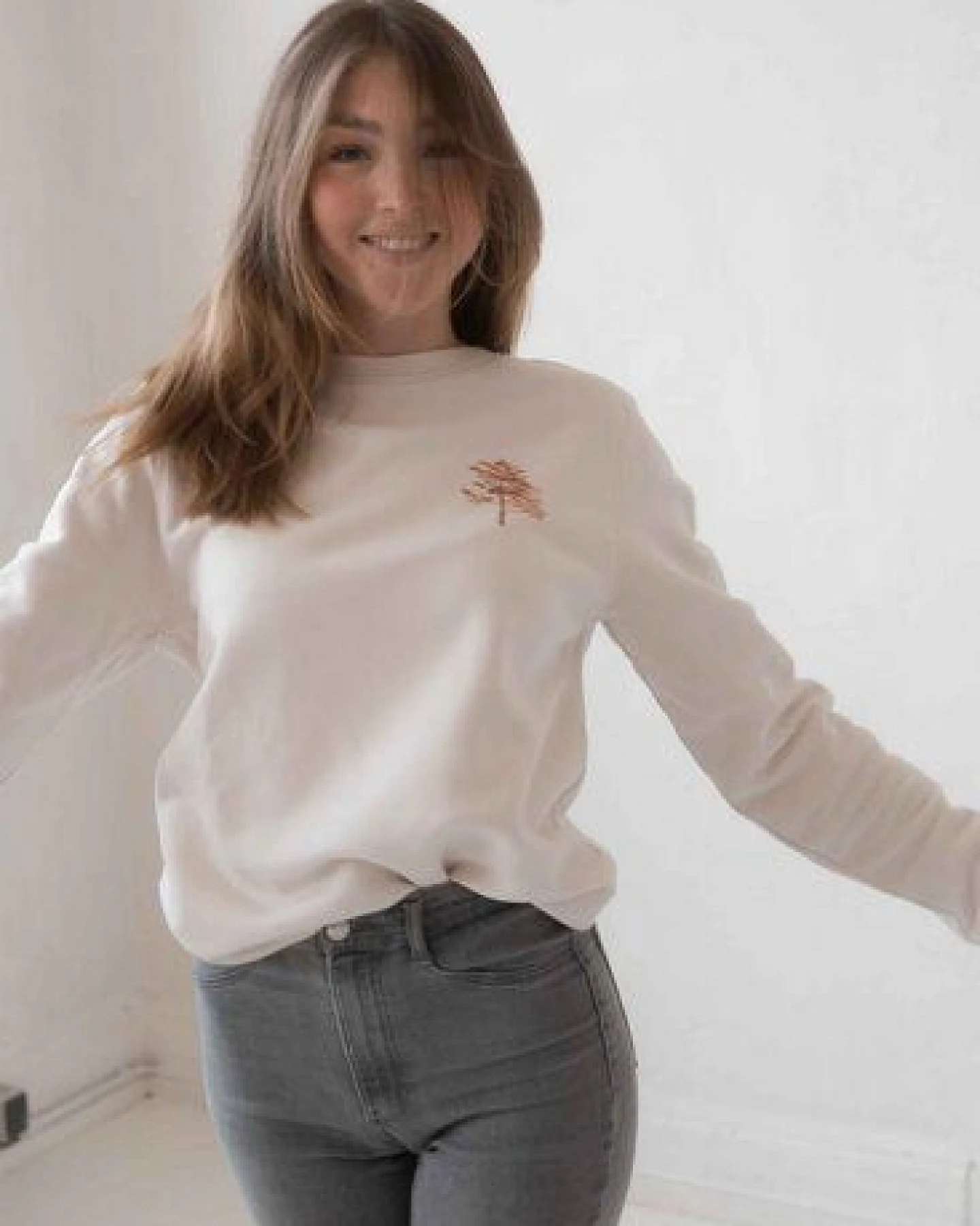Kultgut Kuschelig weicher Sweatpullover/ Tree – Ansicht 2