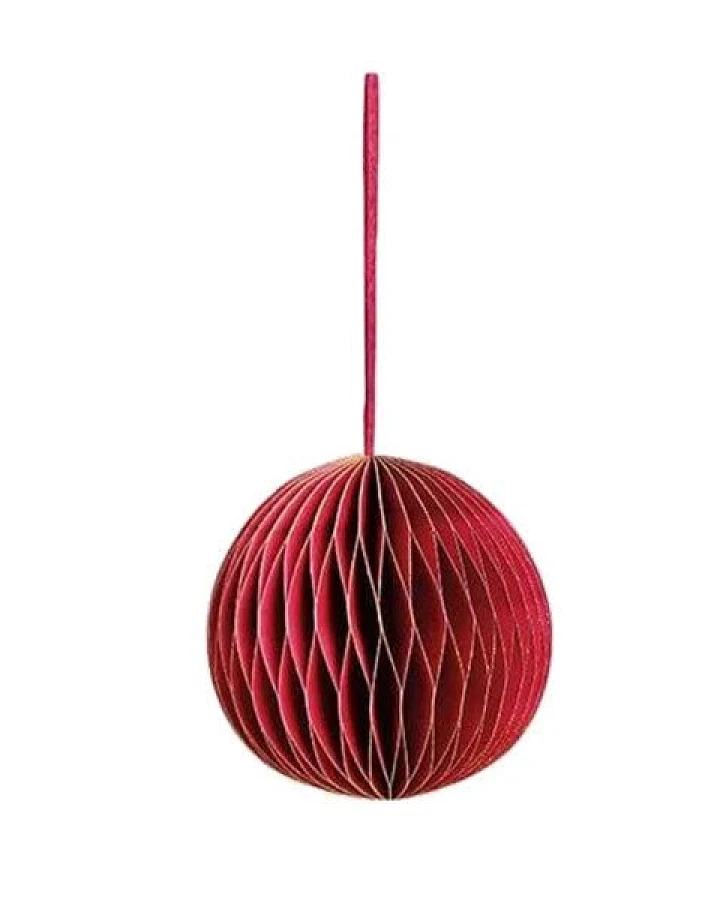Mitienda Shop Fensterdeko/ Christbaumschmuck aus Papier Kugel Honeycomb