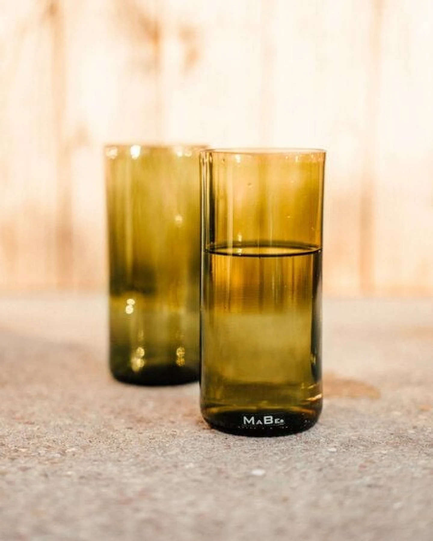 MaBe Glas 700ml - für den großen Durst - UPCYCLING – Ansicht 4