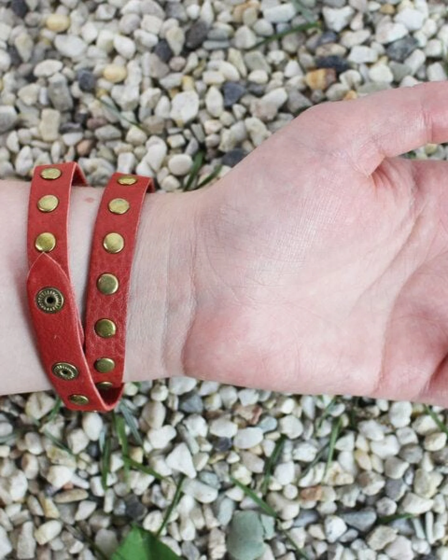 Mitienda Shop Wickelarmband aus Recycling-Leder – Ansicht 3