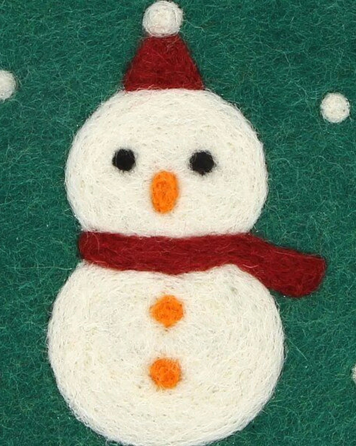 Mitienda Shop Topfuntersetzer aus Wollfilz Schneemann – Ansicht 2