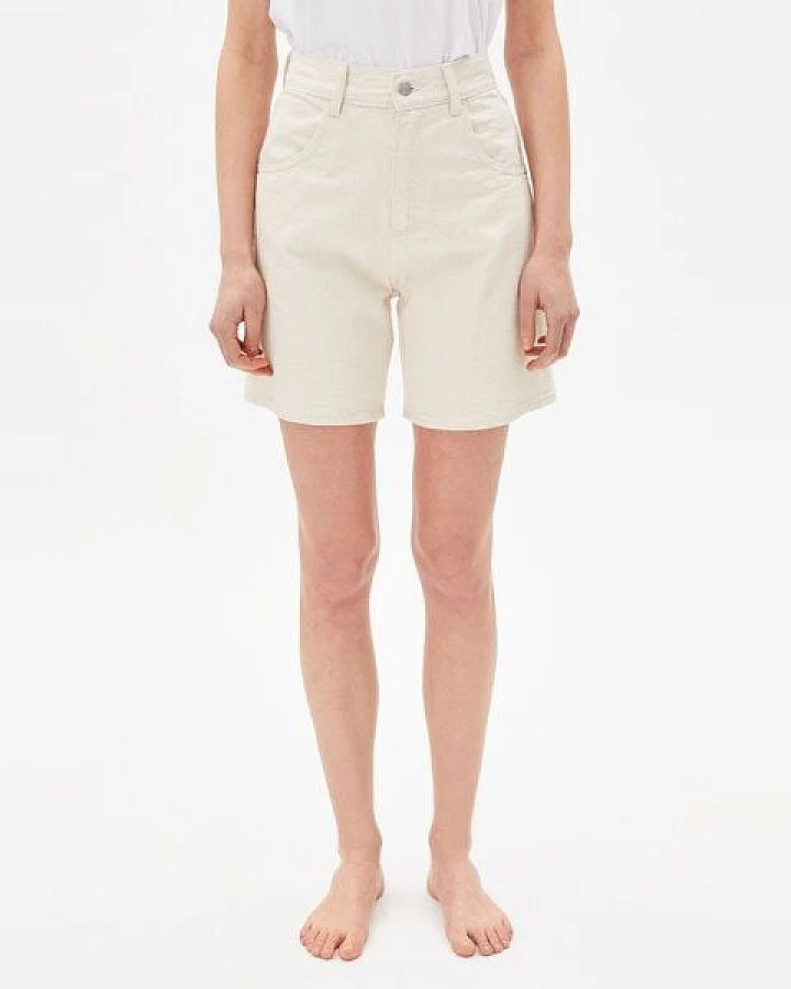 ARMEDANGELS FREYMAA UNDYED - Damen Denim Shorts aus Bio-Baumwoll Mix (recycled)