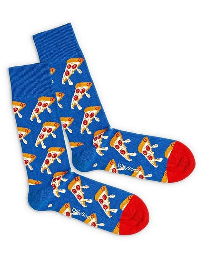 DillySocks Pizza Socken aus Biobaumwoll-Mix