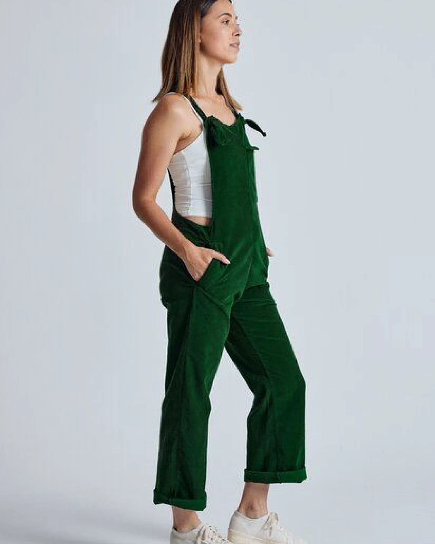 Flax and Loom Cord Latzhose Mary Lou – Ansicht 3