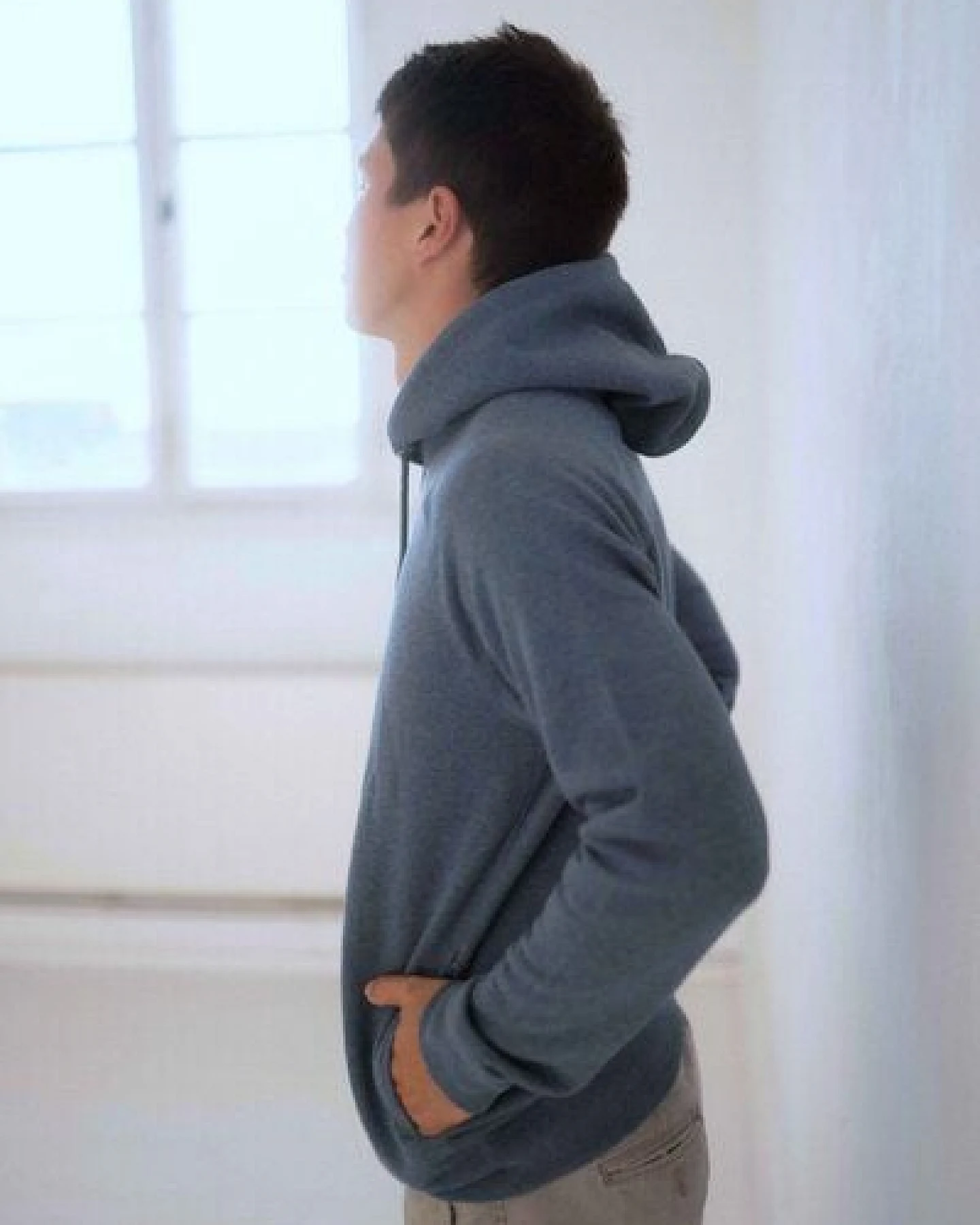 Kultgut Flauschig, weicher Kapuzenpullover mit seitlichen Einschubtaschen – Ansicht 2