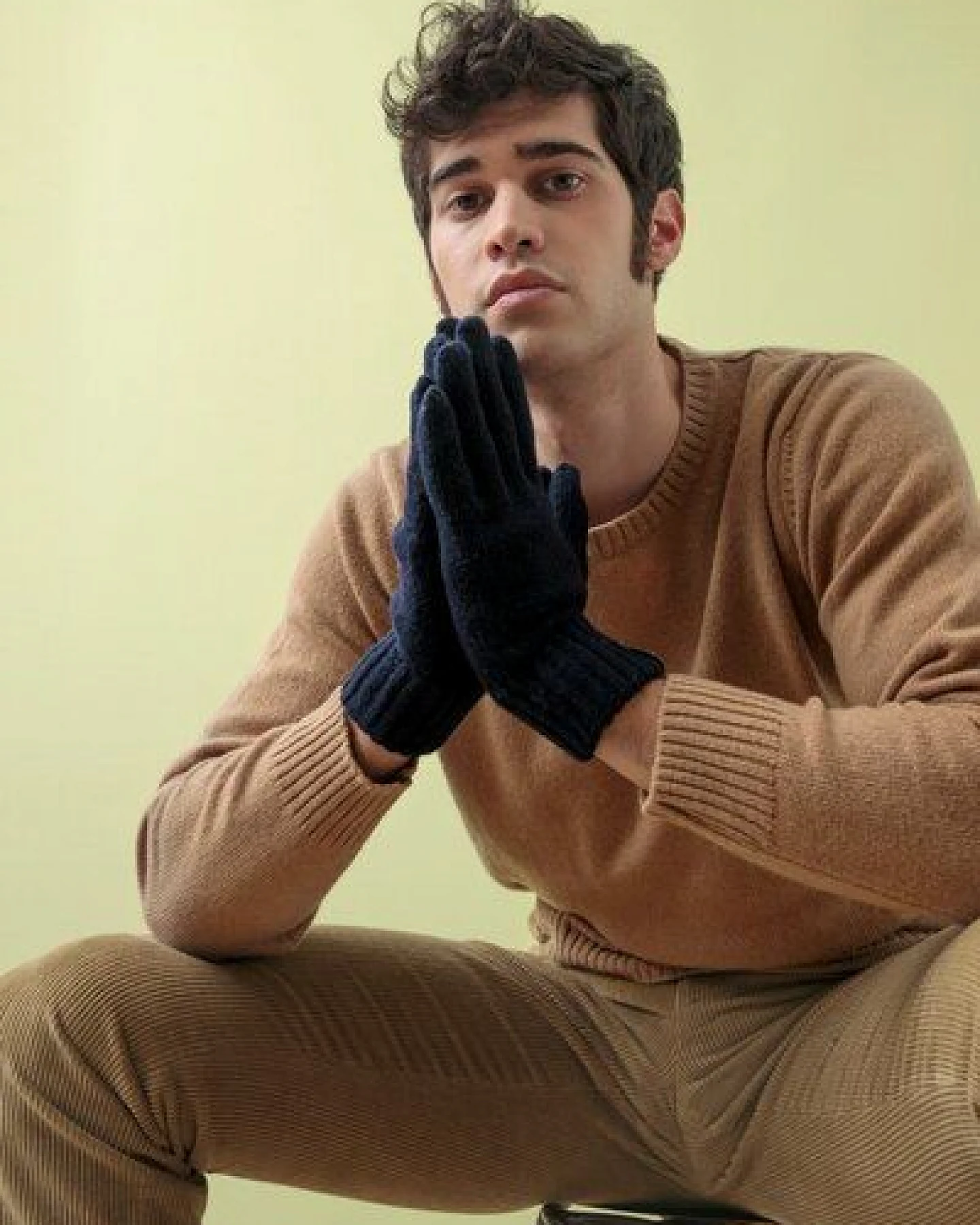 Rifò - Circular Fashion Made in Italy Neue Recycelte Kaschmir-Handschuhe – Pier Paolo – Ansicht 2