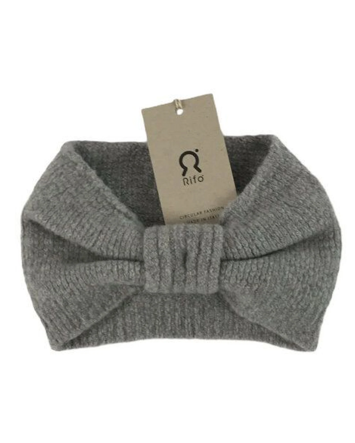 Rifò - Circular Fashion Made in Italy Stirnband Amelia aus recycelter Kaschmirwolle – Ansicht 2