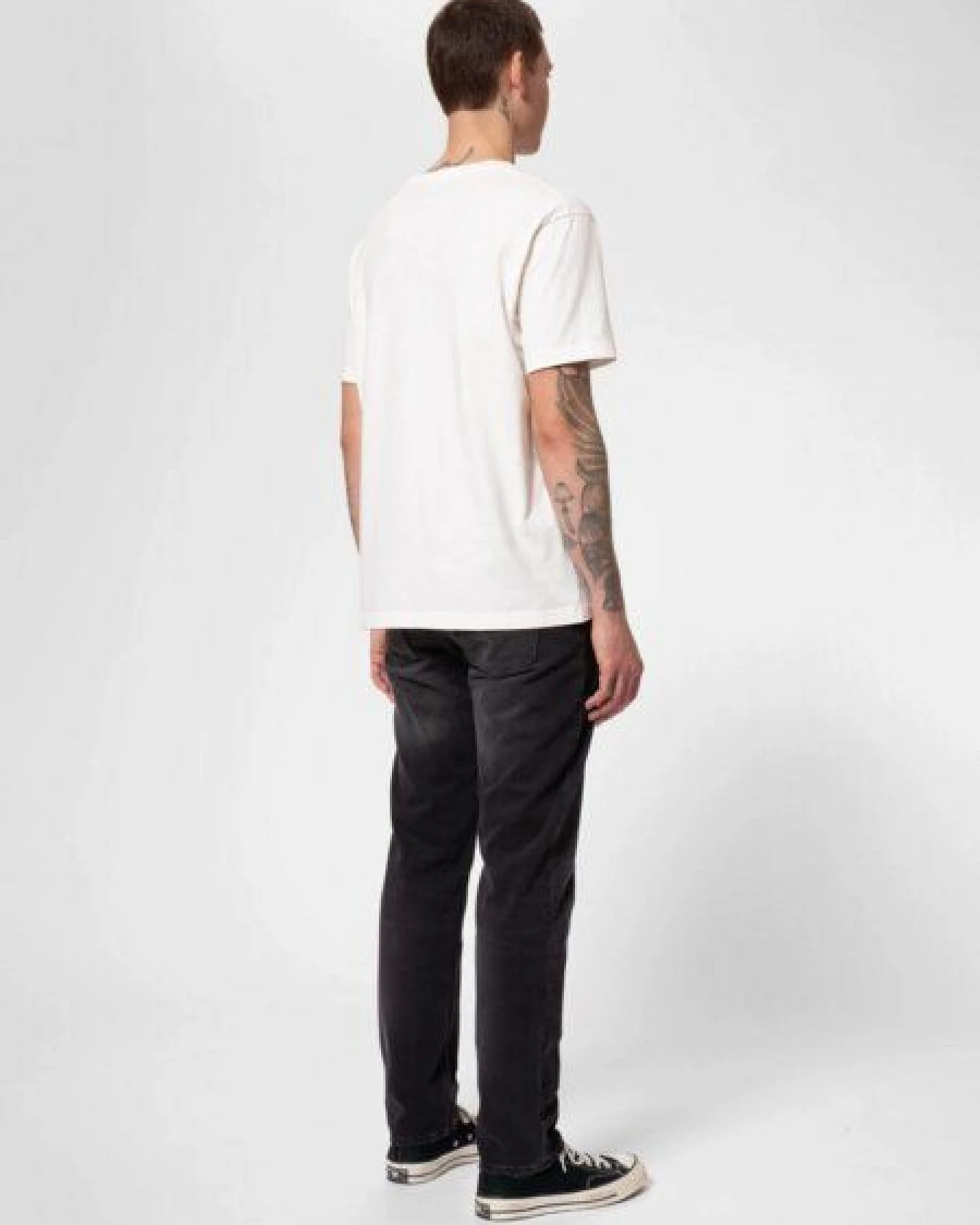 Nudie Jeans Steady Eddie II - Black Change – Ansicht 2