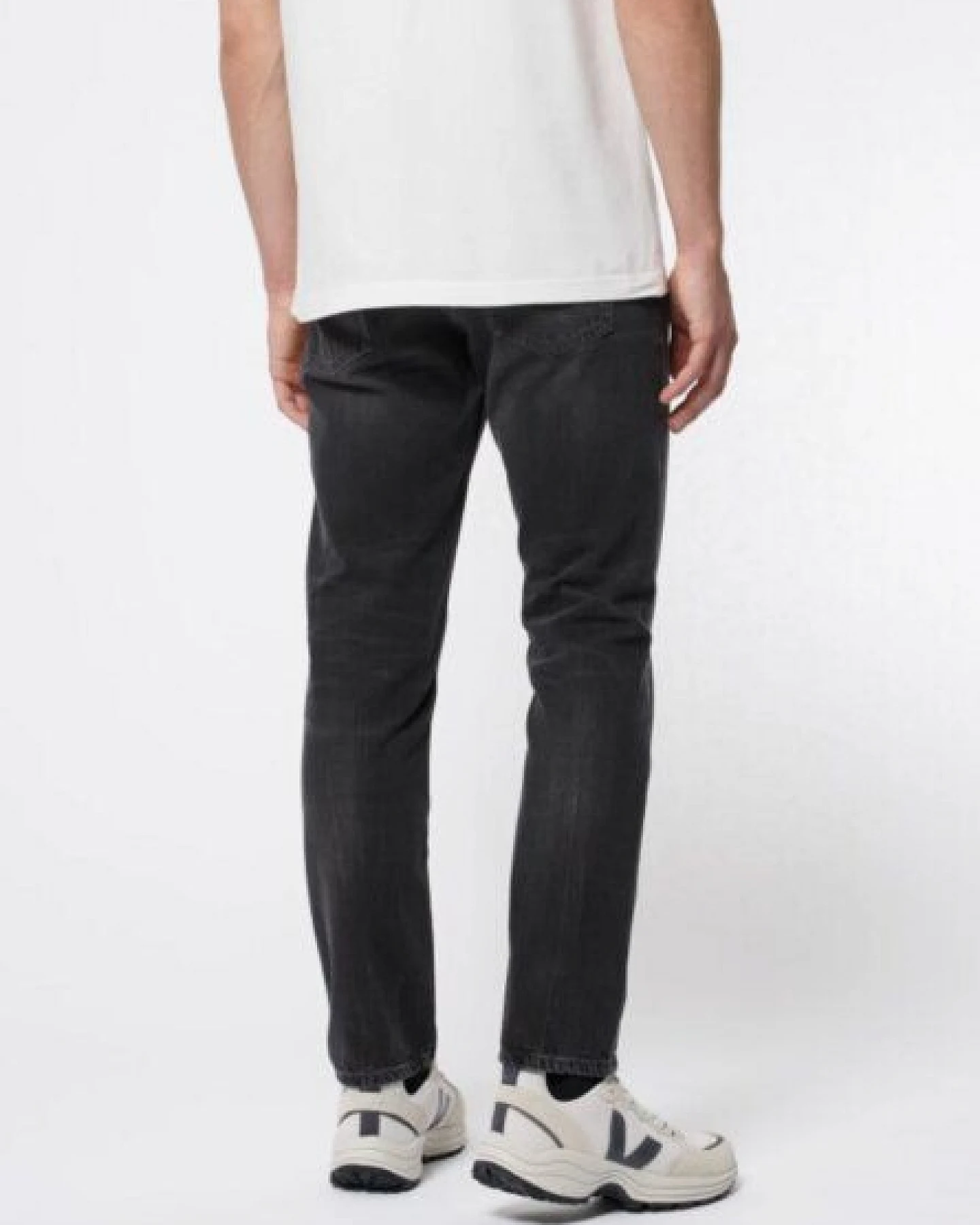 Nudie Jeans Steady Eddie II - Black Change – Ansicht 2