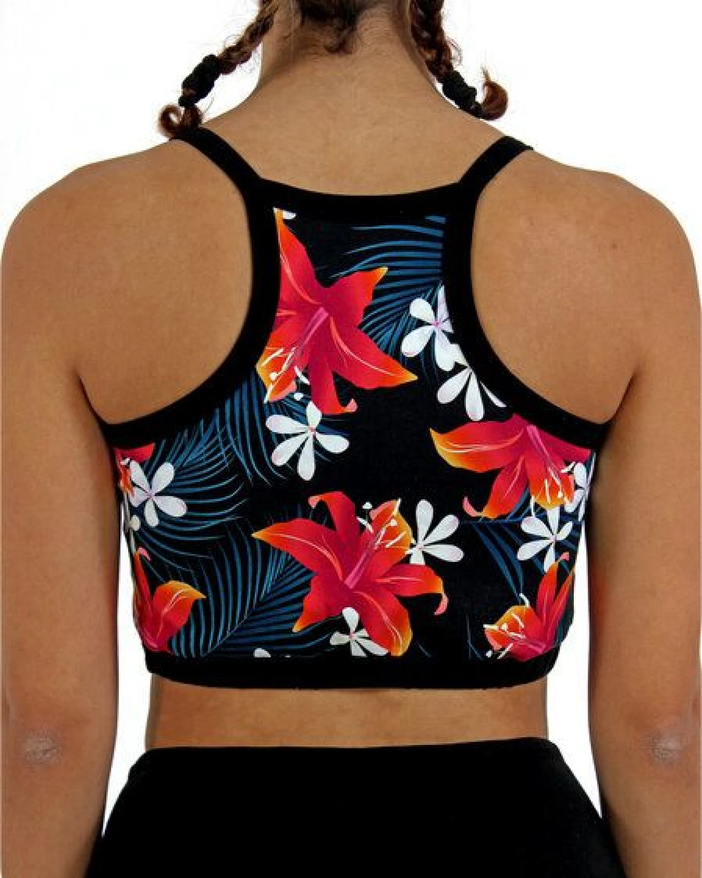 BAGHI Yoga Bustier tropical print GOTS organic – Ansicht 3