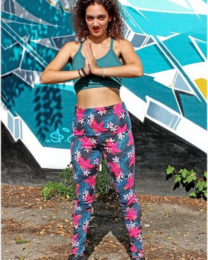 BAGHI Yoga Leggings high waste GOTS Bio-Baumwolle