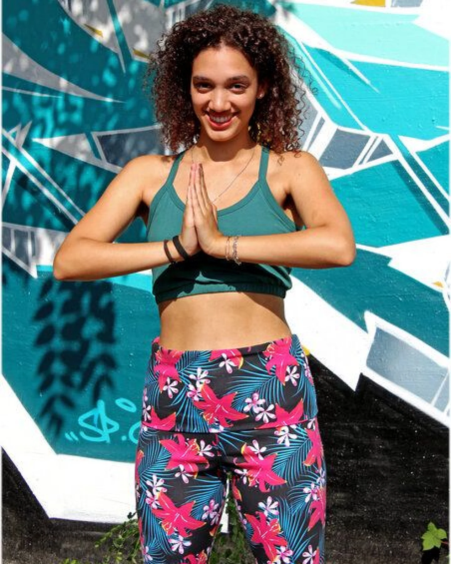 BAGHI Yoga Leggings high waste GOTS Bio-Baumwolle – Ansicht 2