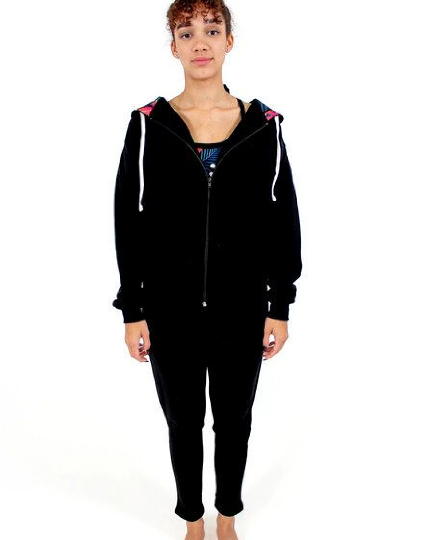 BAGHI Sweat Hose GOTS organic black mit tieferem Schritt – Ansicht 3