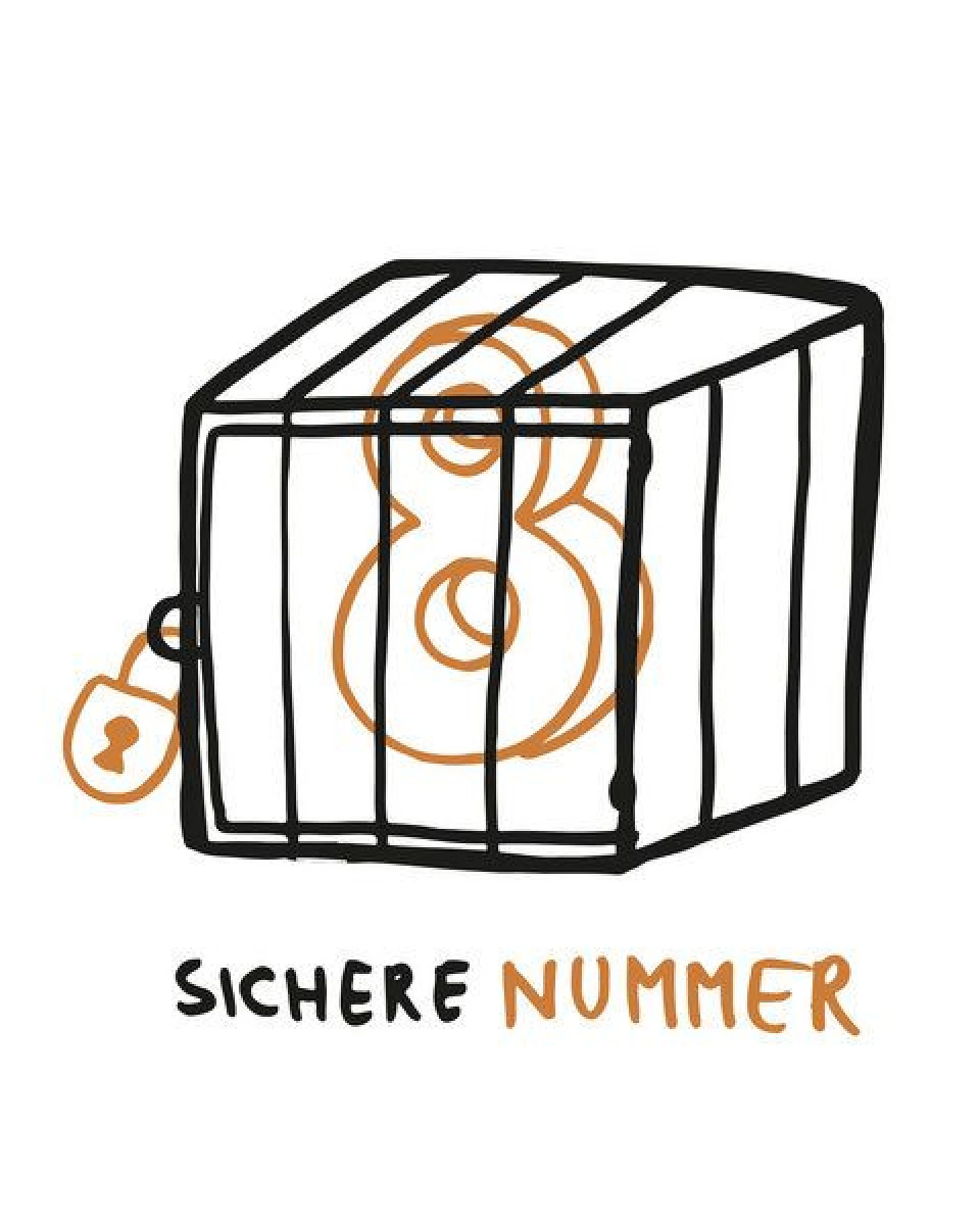 GARY MASH T-Shirt Sichere Nummer aus Biobaumwolle – Ansicht 3