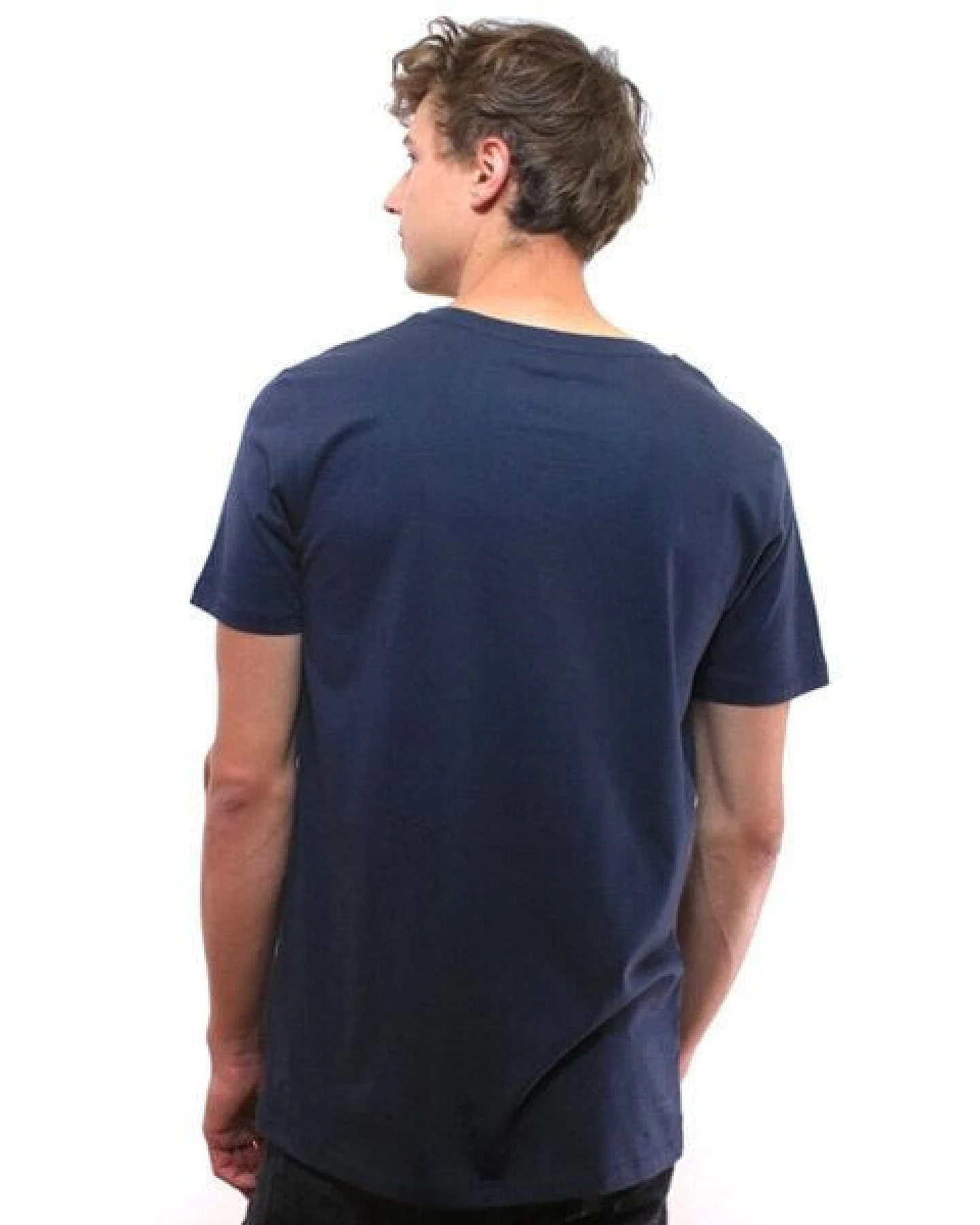 Spangeltangel T-Shirt "Akkorde", Siebdruck, dunkelblau, Rundhals, kurzärmlig, Siebdruck, Musik – Ansicht 4
