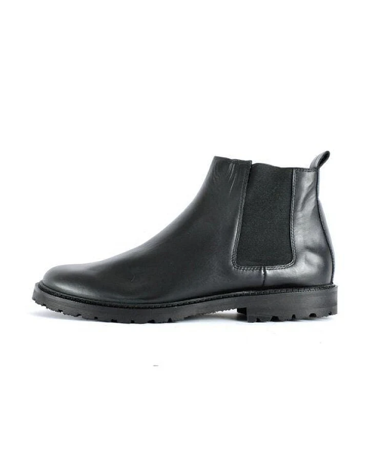 SORBAS '92v vegane Chelsea Boots in Schwarz