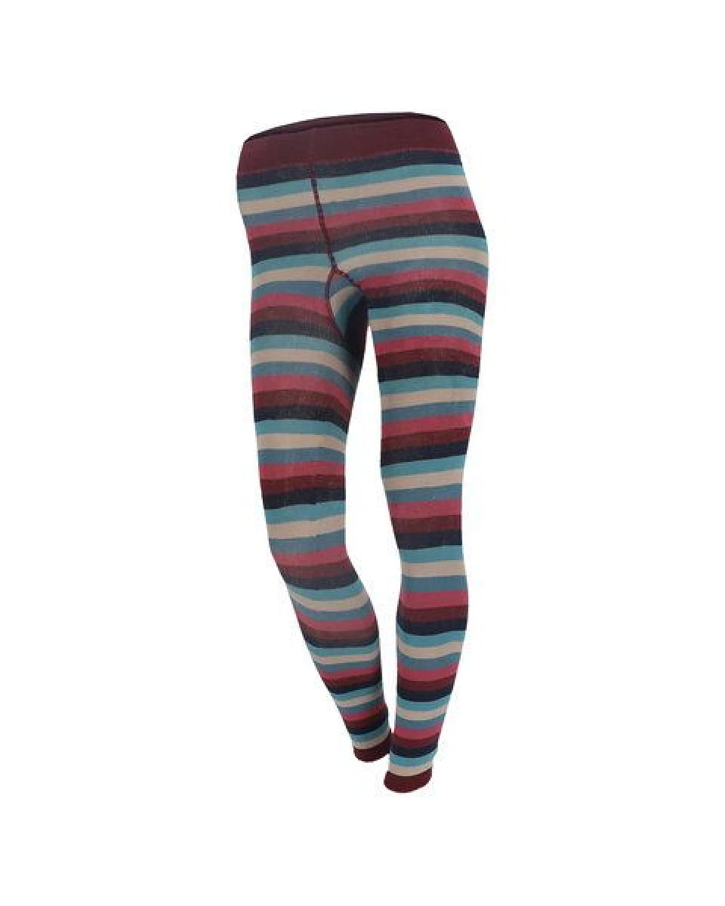 grödo Damen Leggings 6-farbig geringelt Bio Baumwolle Elasthan – Ansicht 2