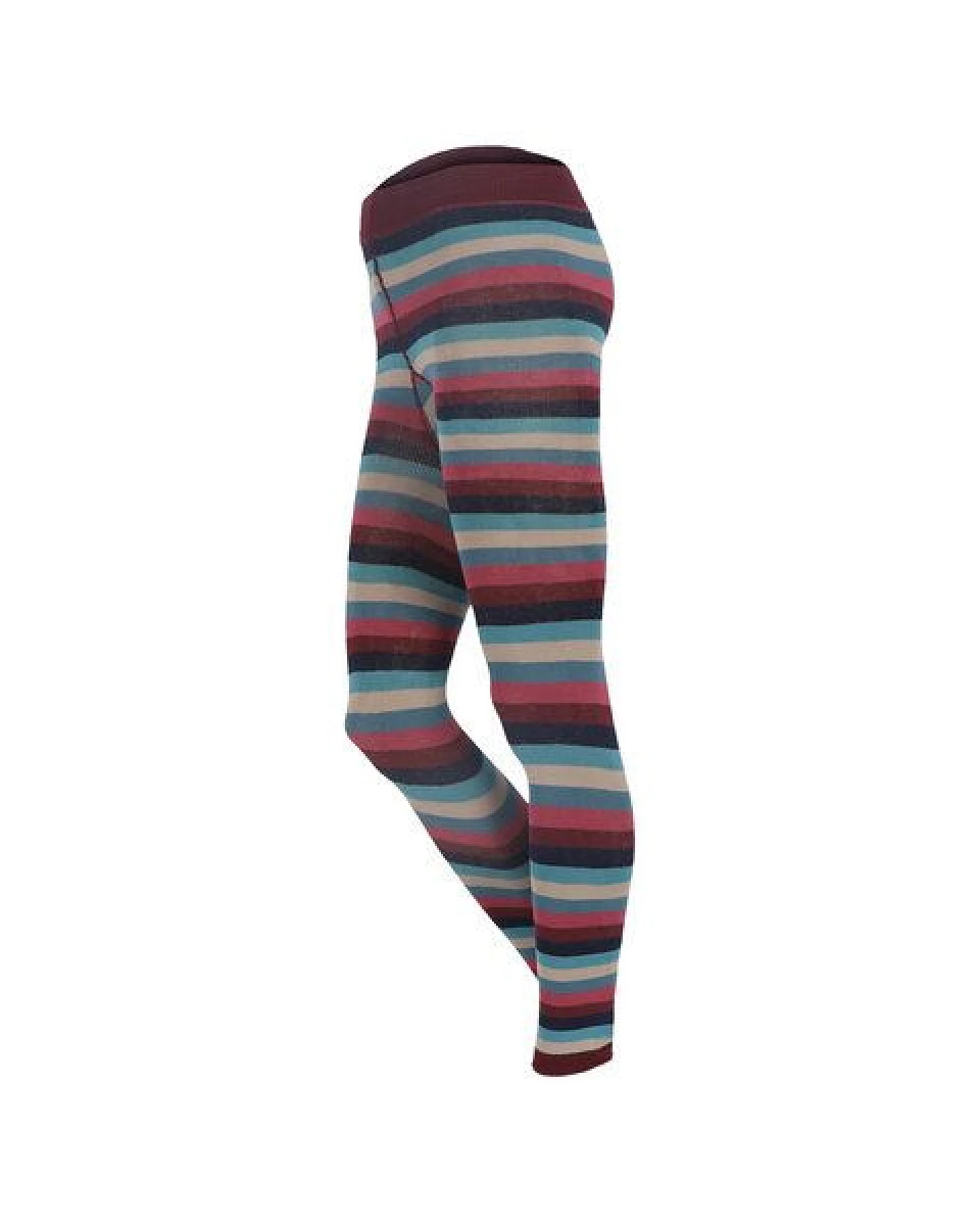 grödo Damen Leggings 6-farbig geringelt Bio Baumwolle Elasthan – Ansicht 2