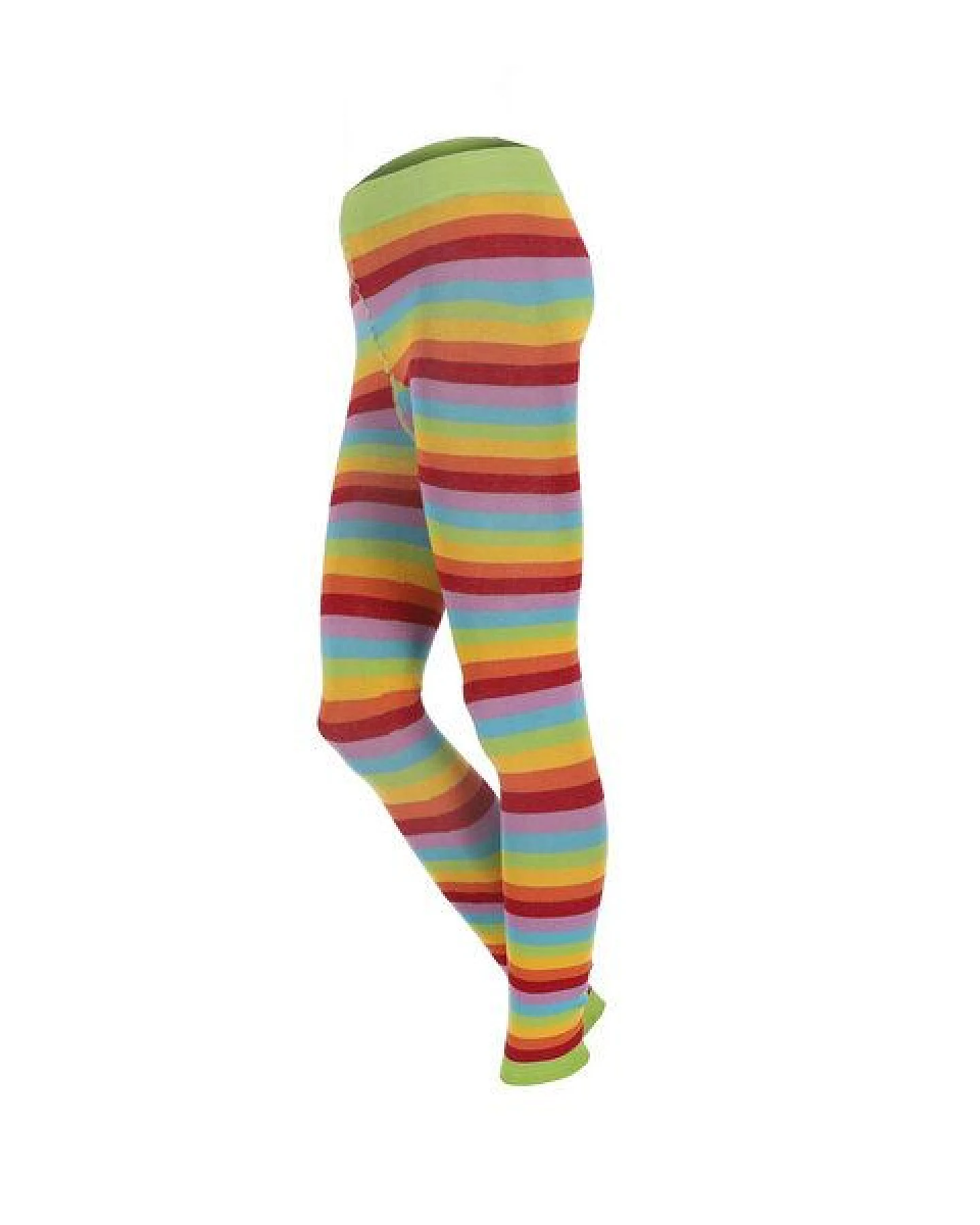 grödo Damen Leggings 6-farbig geringelt Bio Baumwolle Elasthan – Ansicht 2