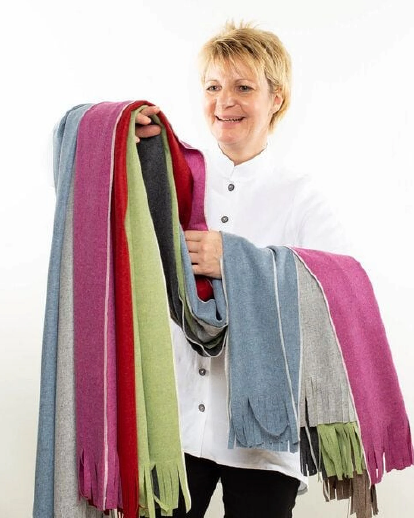 nahtur-design Wollschal "unisex" 100% Feinloden – Ansicht 4