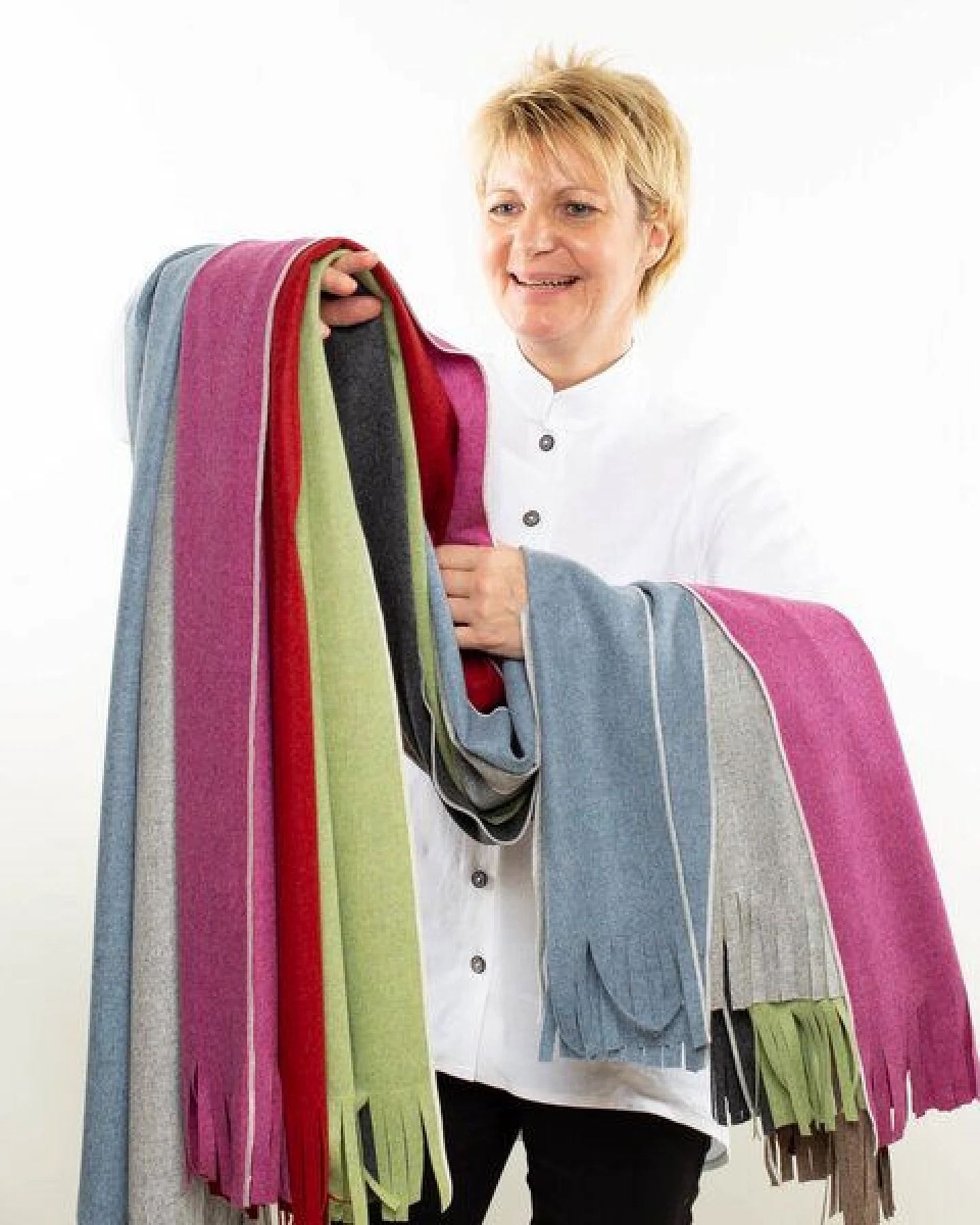 nahtur-design Wollschal "unisex" 100% Feinloden – Ansicht 4