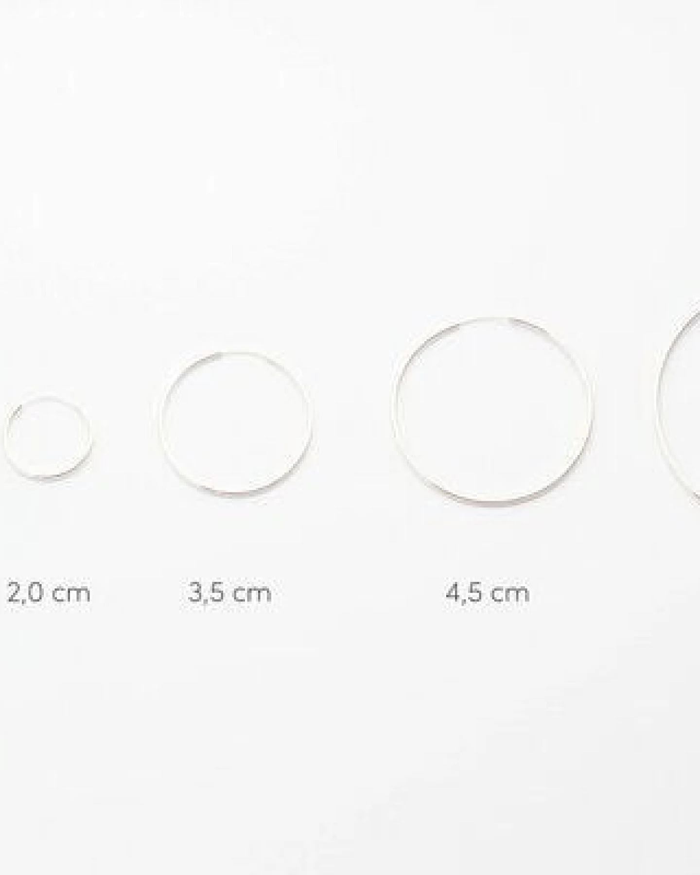 Jewelberry Kreole Basic Hoop – Ansicht 2