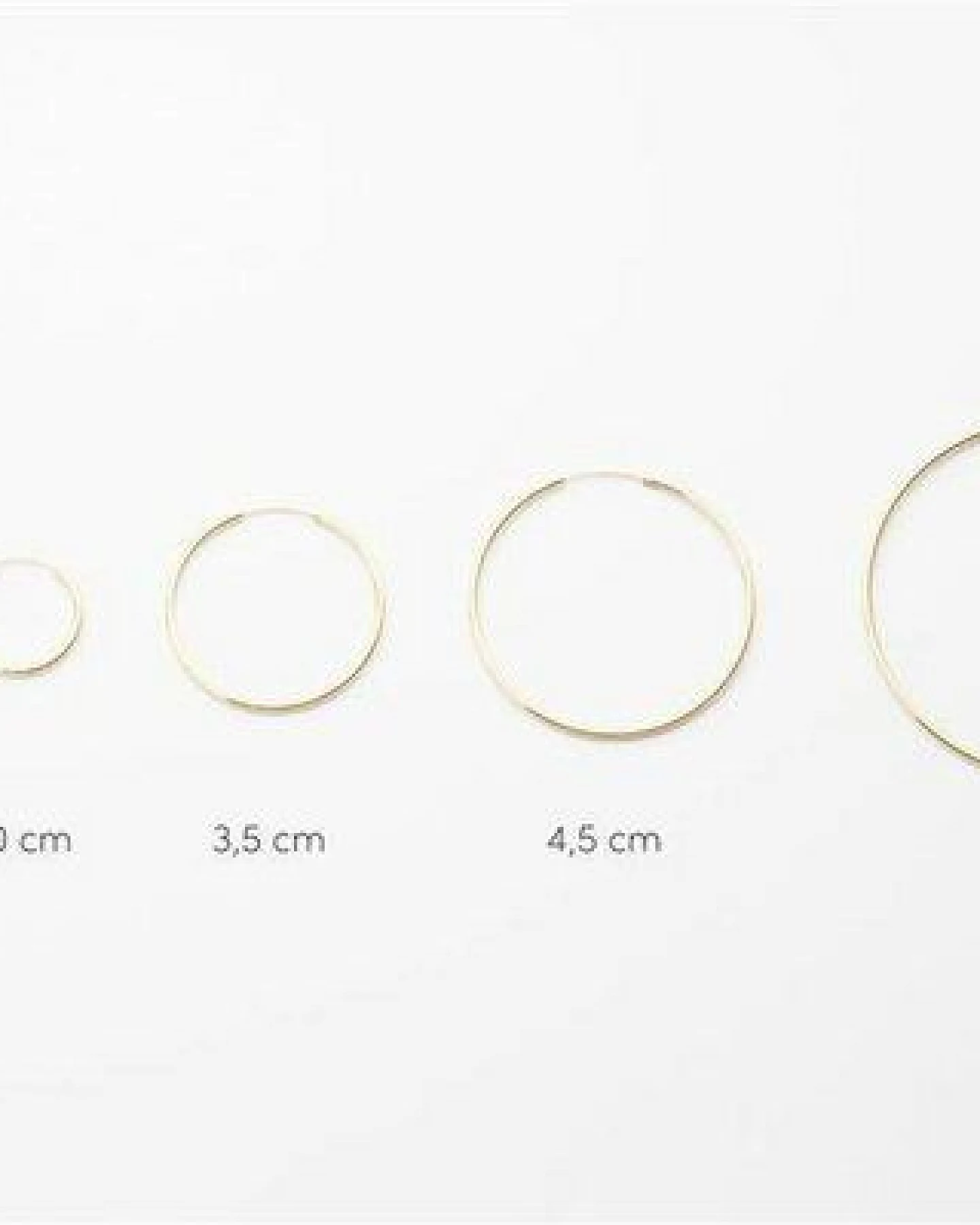 Jewelberry Kreole Basic Hoop – Ansicht 2