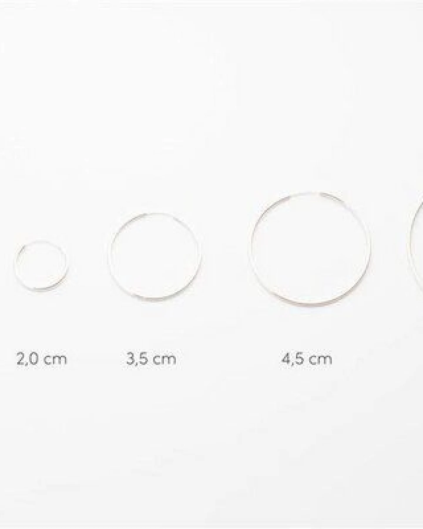 Jewelberry Kreole Basic Hoop – Ansicht 2