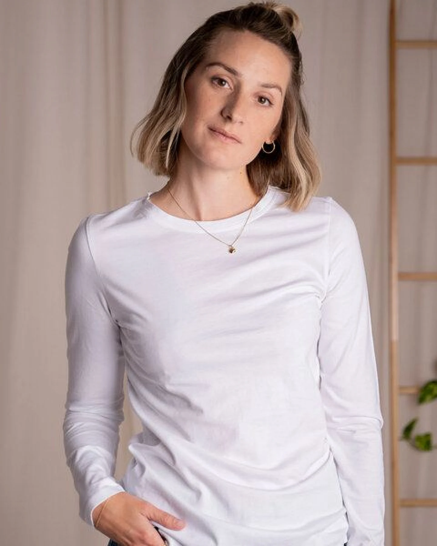 Vresh Clothing Vee - Longsleeve aus Biobaumwolle – Ansicht 2
