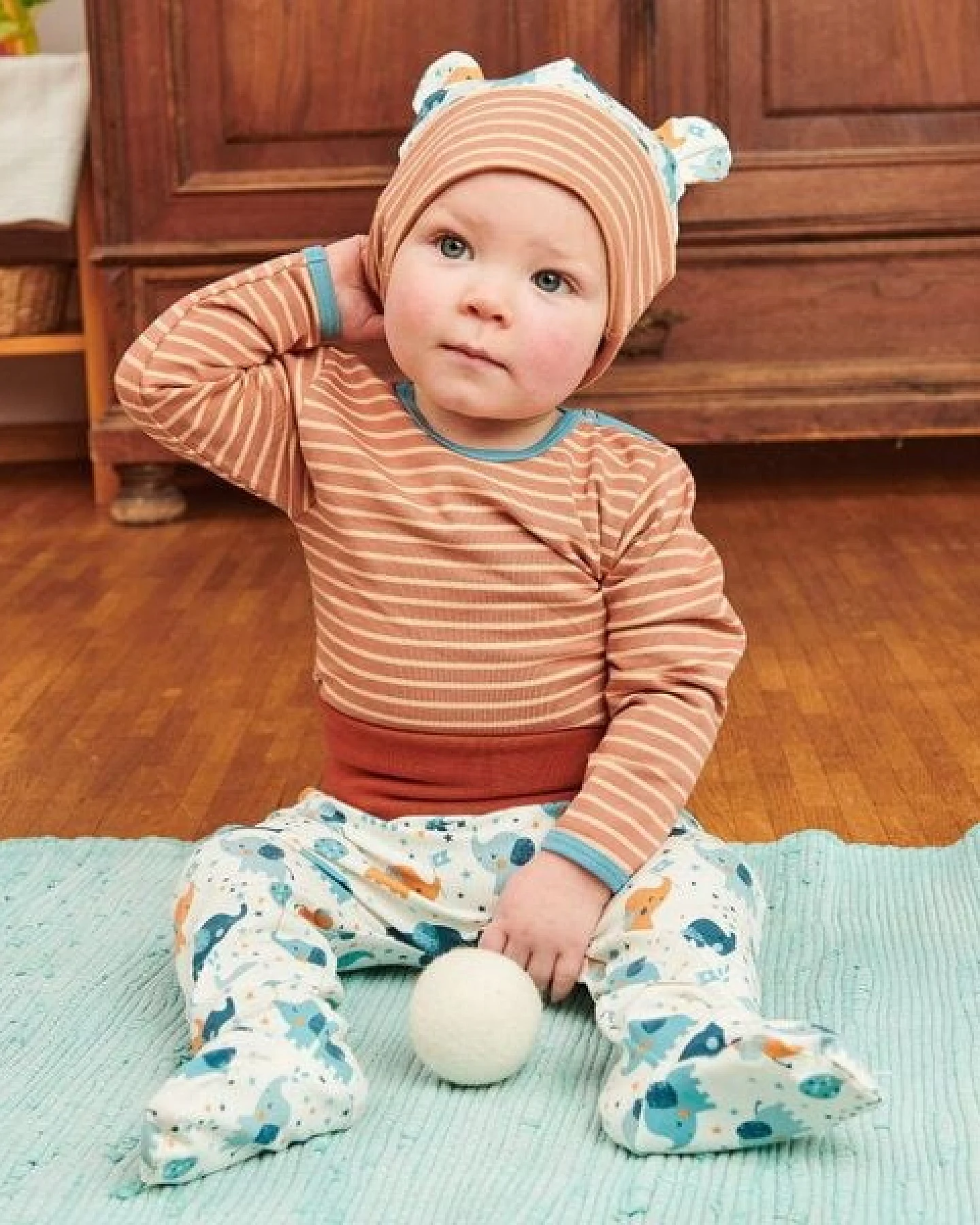 Cheeky Apple Bio-Strampelhose "Babyelefant" – Ansicht 4