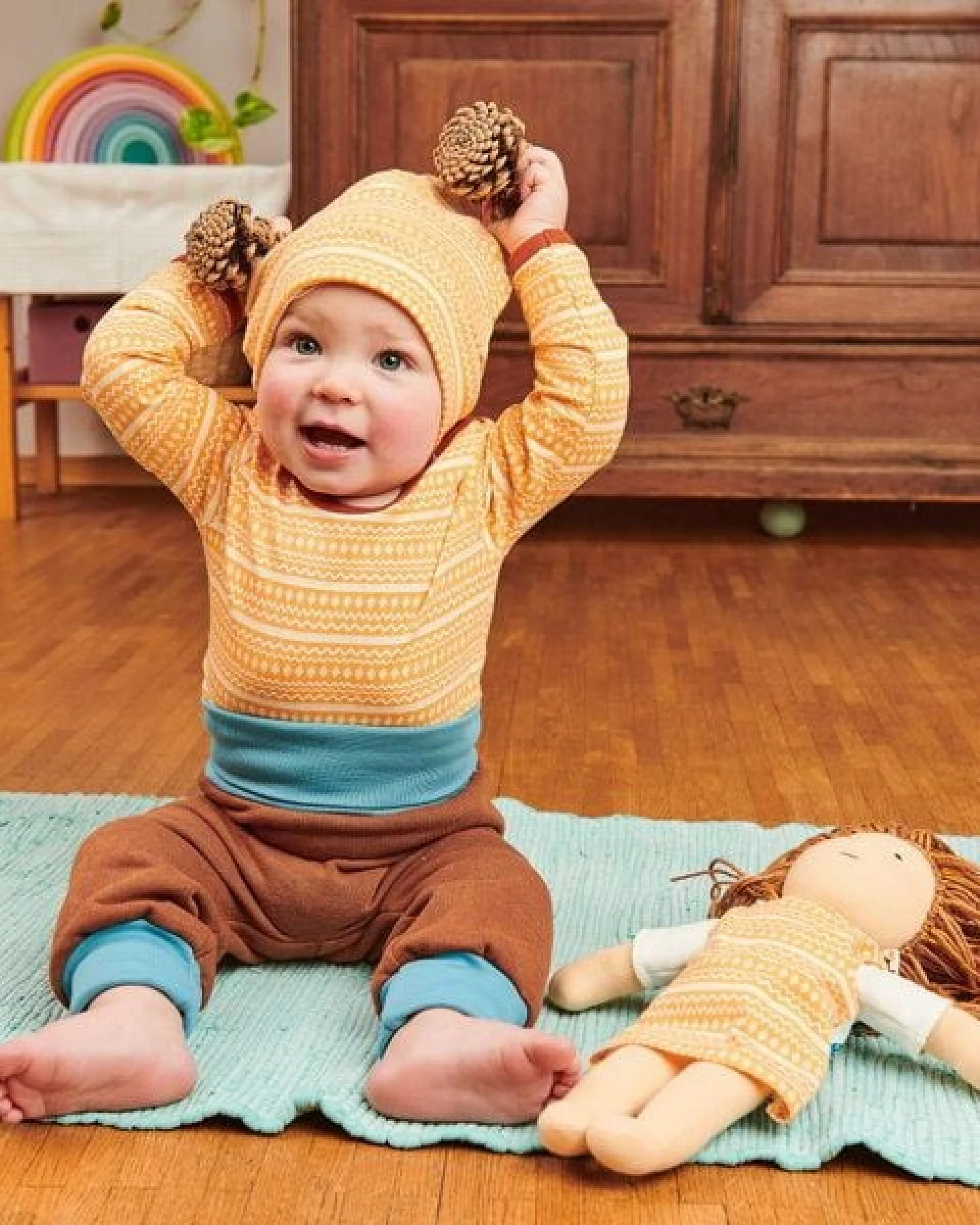 Cheeky Apple Bio Baby-Langarmshirt "Rhapsody" – Ansicht 4