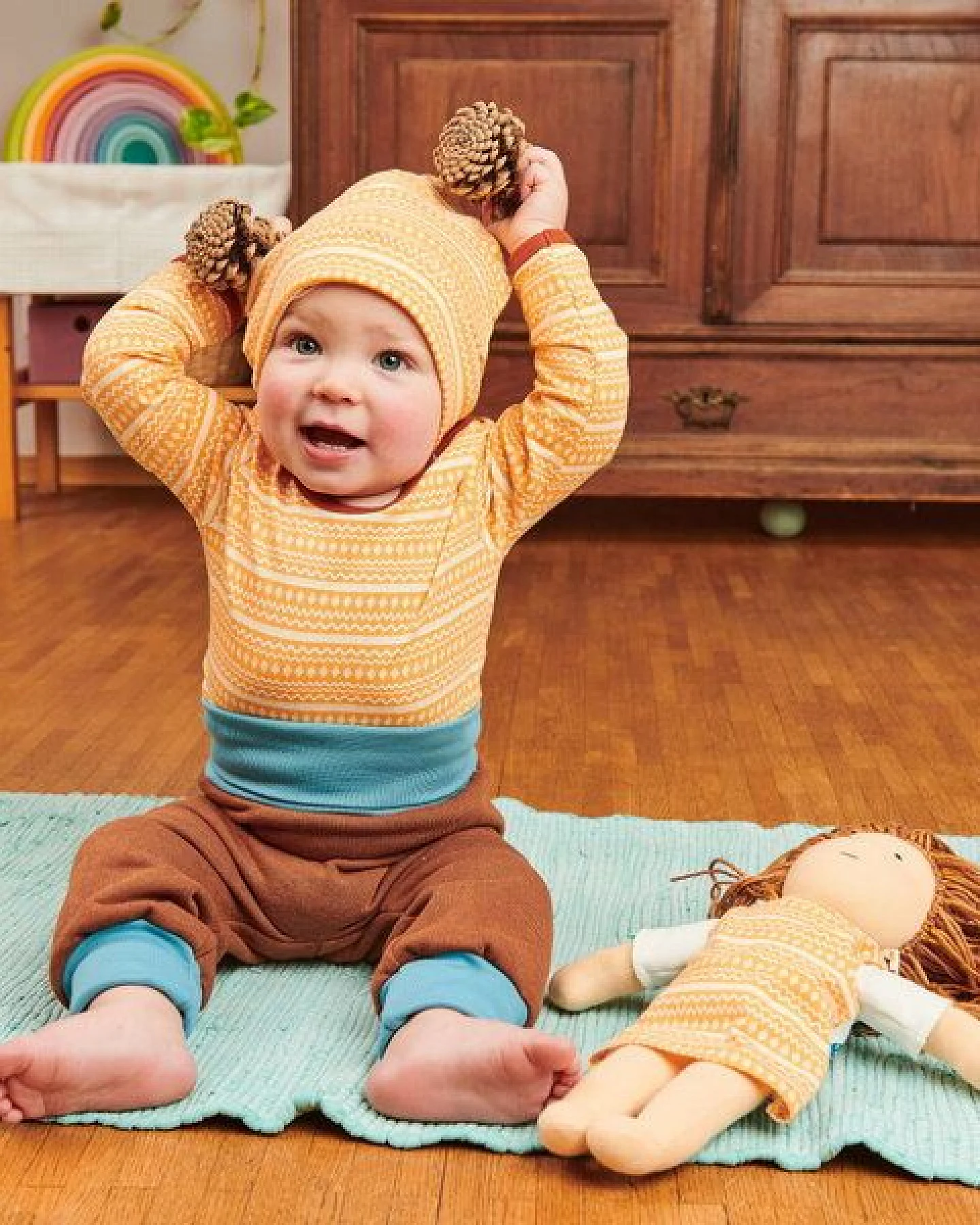 Cheeky Apple Bio Baby-Langarmshirt "Rhapsody" – Ansicht 4