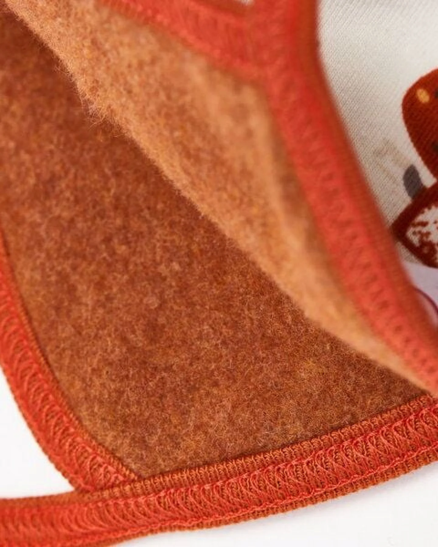 Cheeky Apple Gefüttertes Bio-Ohrenhäubchen "Abenteuercamp|Fleece Copper Meliert" – Ansicht 4