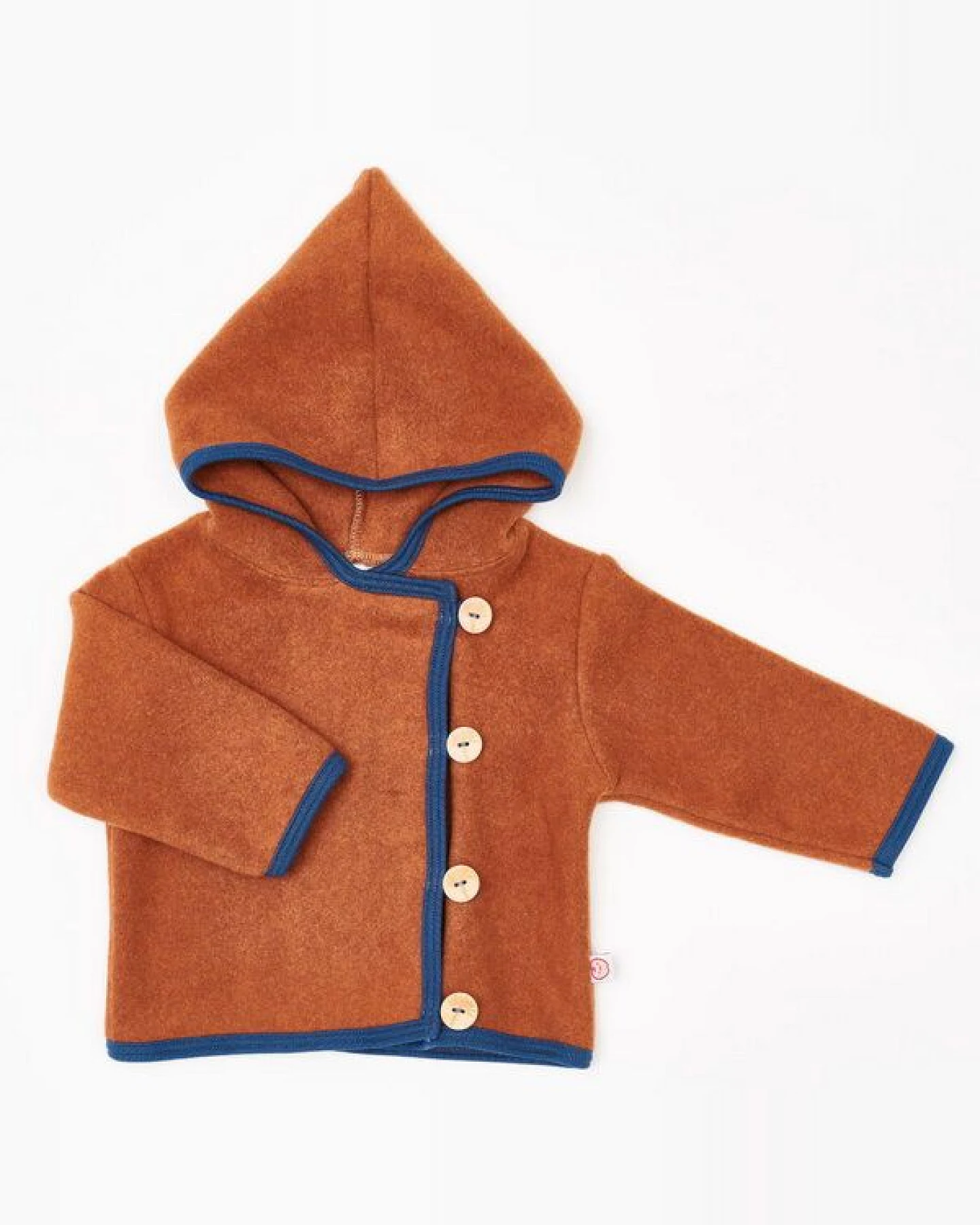 Cheeky Apple Bio-Fleecejäckchen "Fleece Nude Meliert" – Ansicht 2