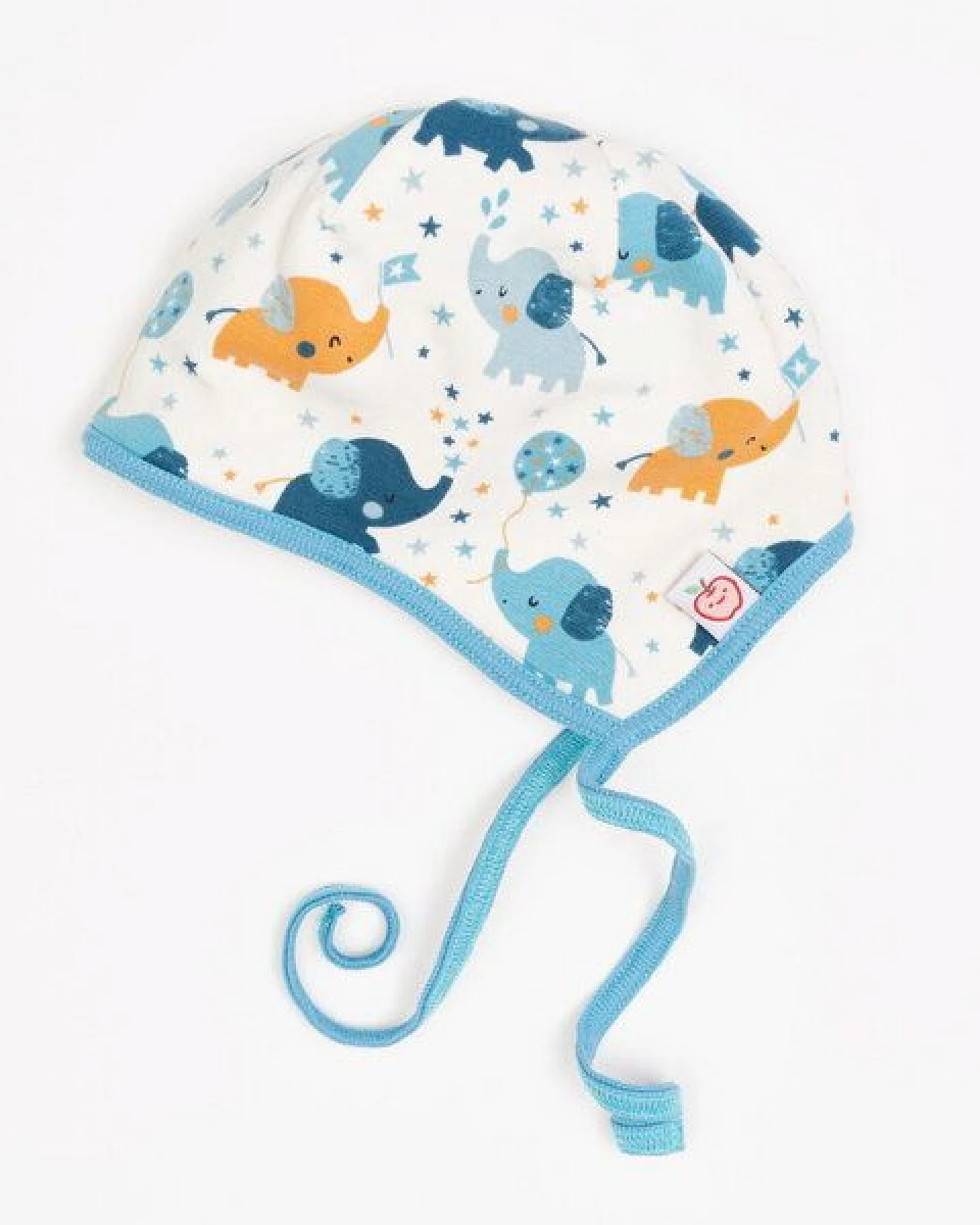 Cheeky Apple Gefüttertes Bio-Ohrenhäubchen "Babyelefant|Fleece Copper Meliert" – Ansicht 2