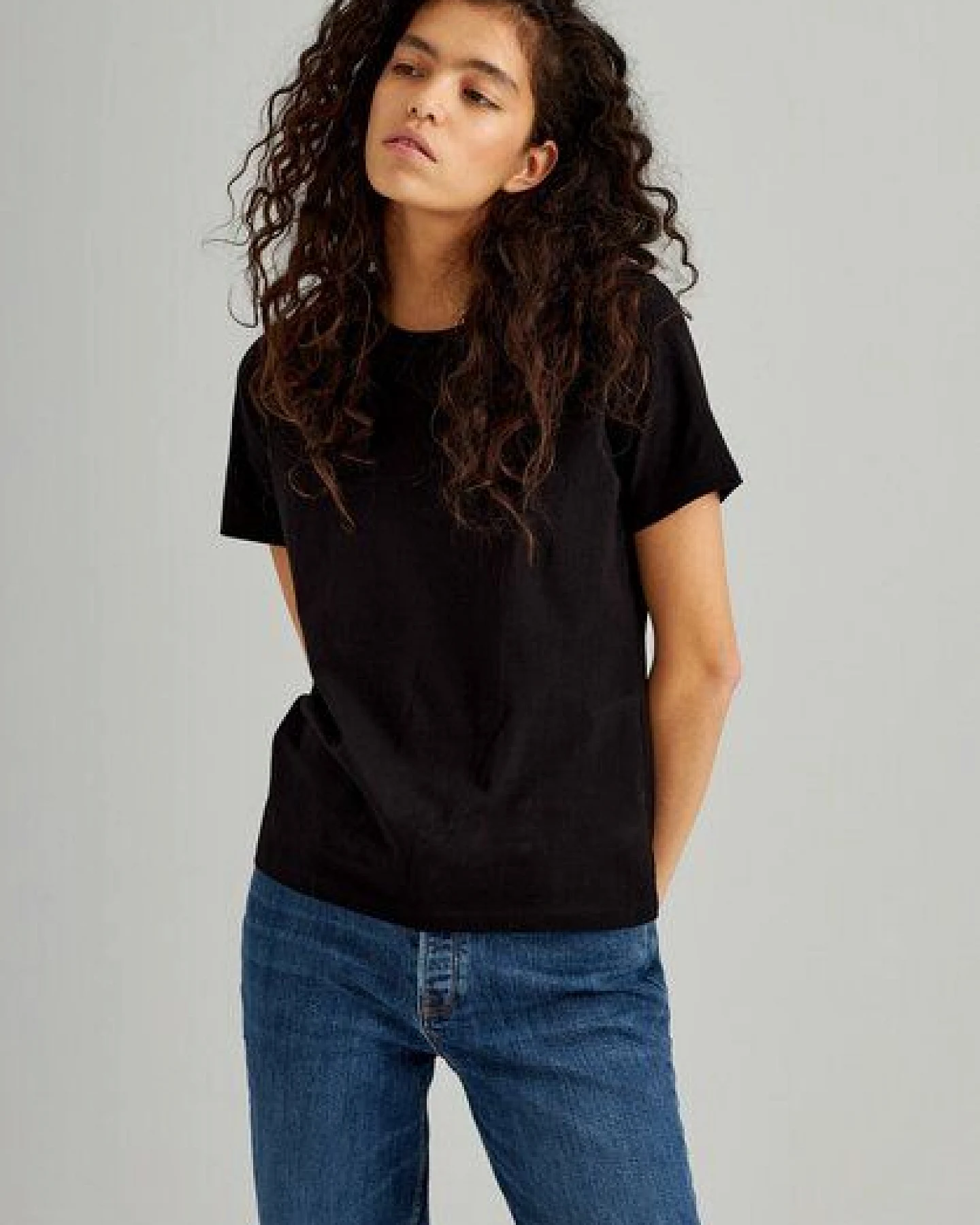 ThokkThokk Damen T-Shirt TT85 unifarben aus Bio-Baumwolle – Ansicht 2