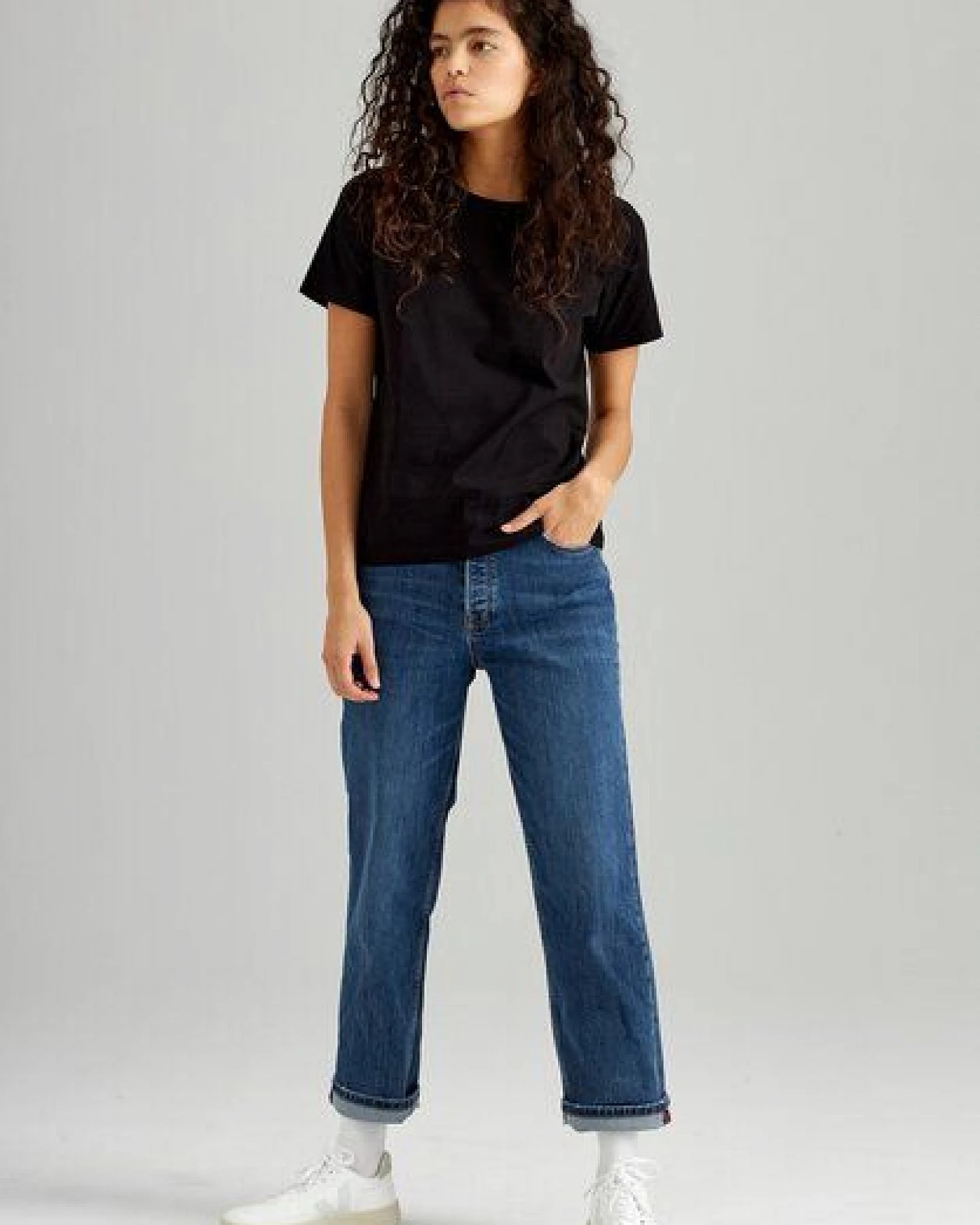 ThokkThokk Damen T-Shirt TT85 unifarben aus Bio-Baumwolle – Ansicht 4